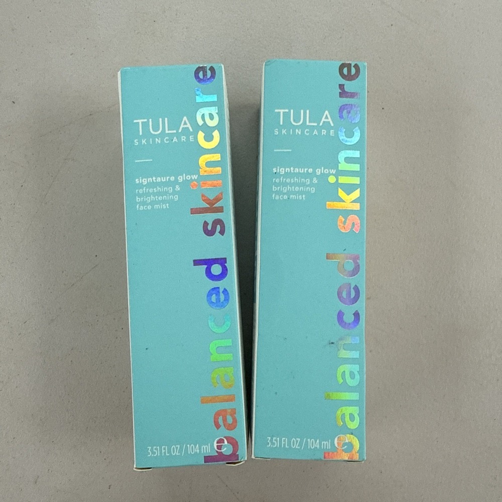 TULA Signature Glow Refreshing & Brightening Face Mist 3.5  fl. oz  LOT OF 2 NEW